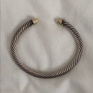 David Yurman cable classic Bracelet with Gold
